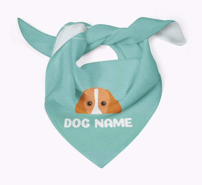 'Peeking Name' - Personalized {breedFullName} Bandana